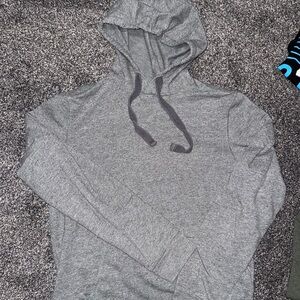 Gray, light-weight sweatshirt